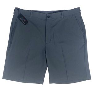 Greg Norman Mens Classic Mini Check Golf Technical Performance Short - Size 44